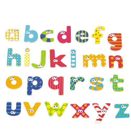 小寫字母學習磁鐵組59片