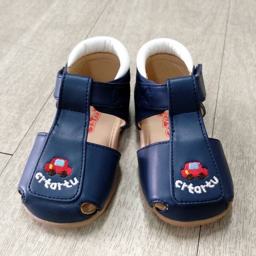 透氣機能涼鞋/深藍